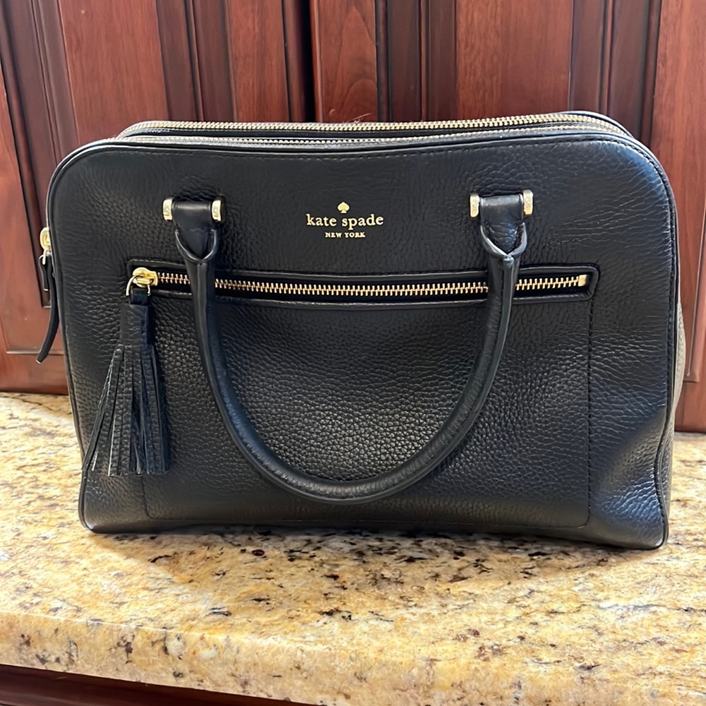 Kate Spade black hand bag (cow leather)